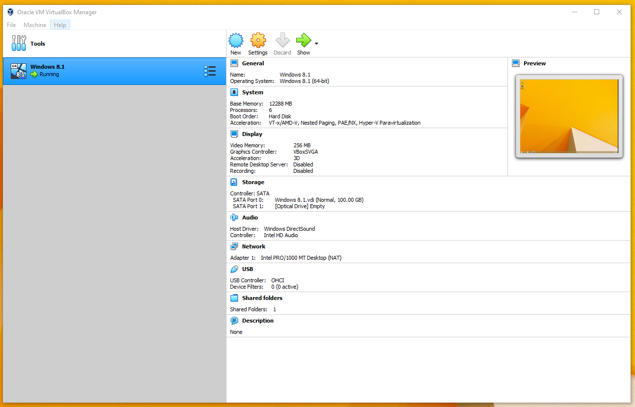 Second Virtual Machine Config